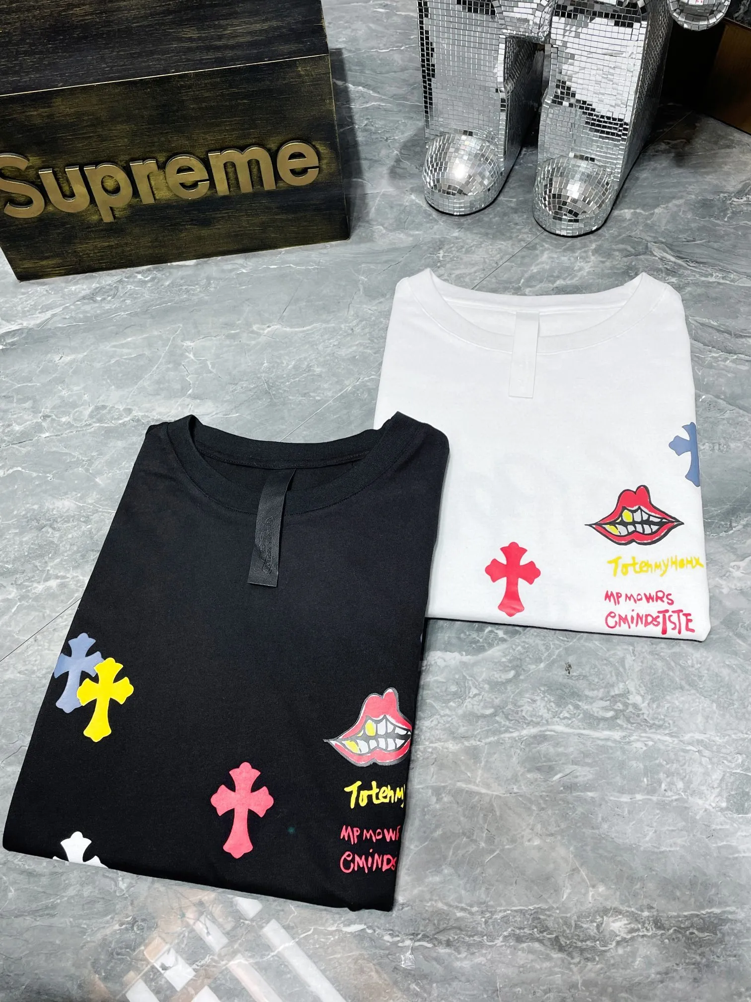 Chrome Hearts 24ss g g 🌈 1 1 🌈 ：White Black 🌈 Sizes：S、M、L、XL
